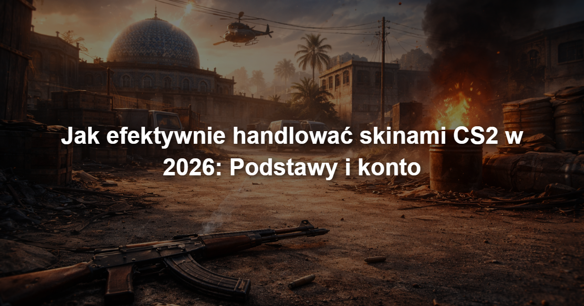 Jak efektywnie handlować skinami CS2 w 2026: Podstawy i konto