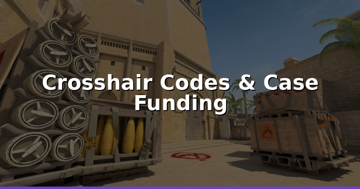 CS2 Crosshair Codes & 2026 Case-Funding Tactics