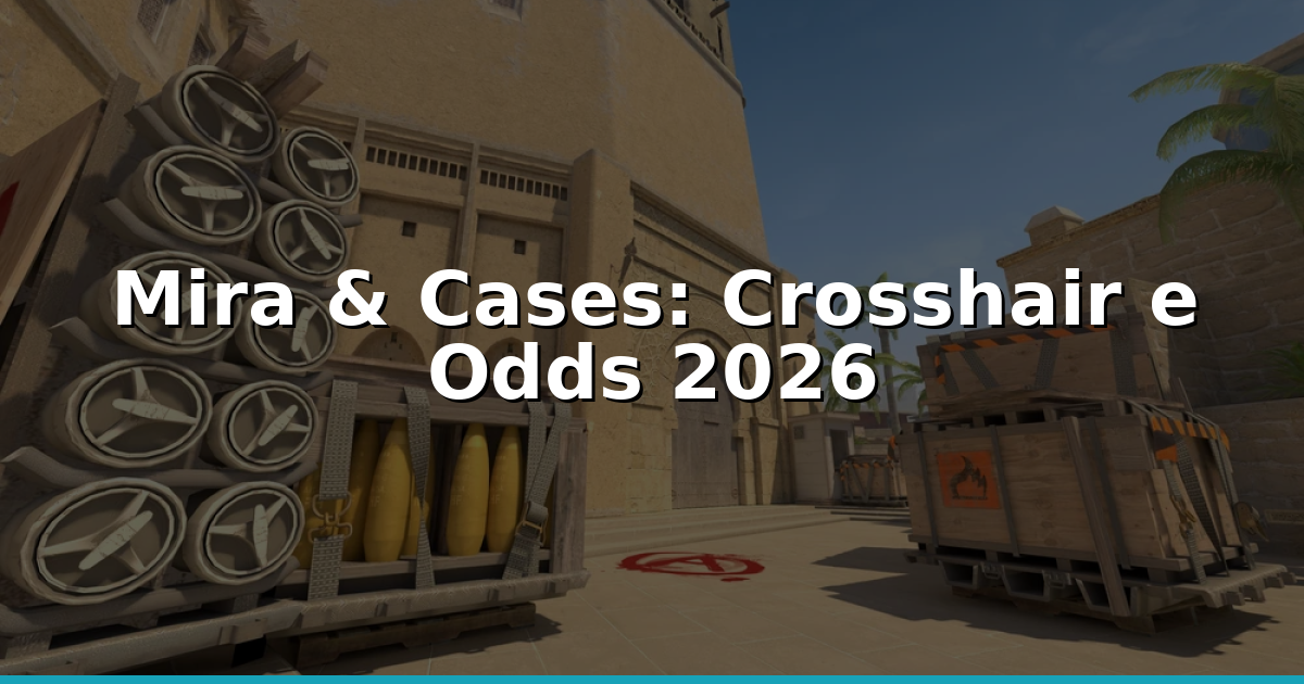 Melhore Sua Mira e Lucre com Cases: Crosshair e Odds em CS2