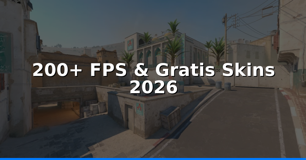 Få 200+ FPS i CS2 + gratis coins/skins - Casehug & Casestorm 2026