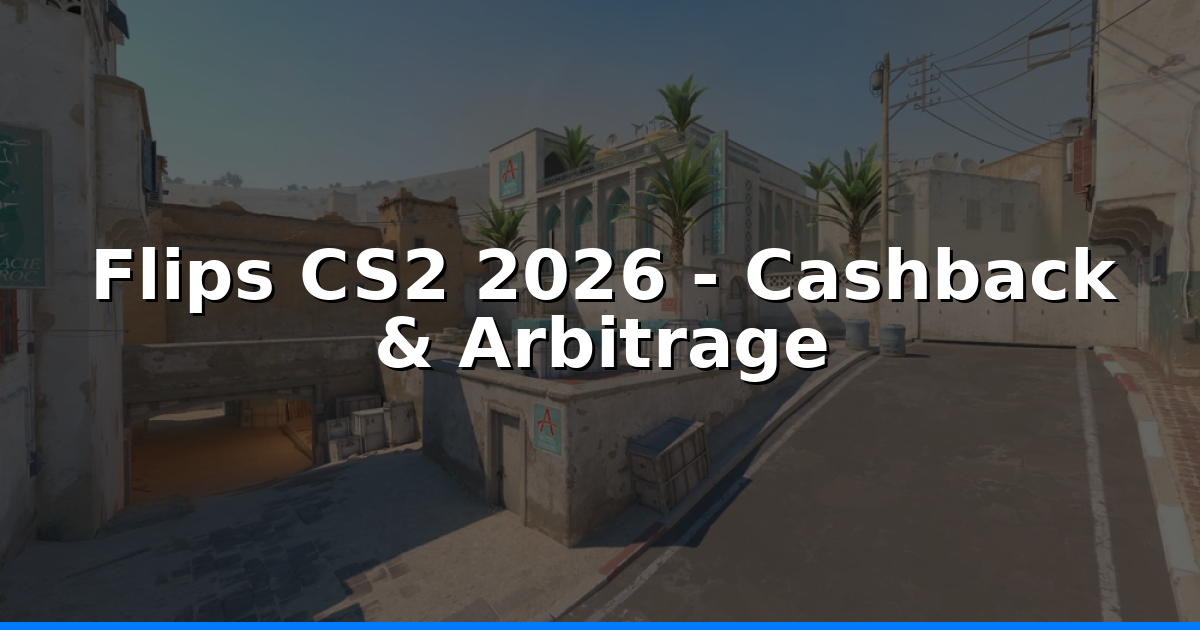 Flips CS2 2026: Guide cashback, codes & arbitrage