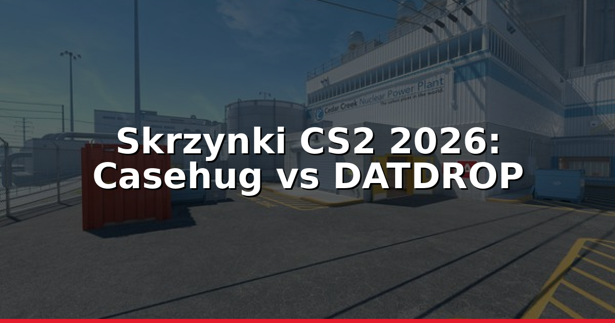 Skrzynki CS2 2026: Gdzie otwierać? Casehug vs DATDROP
