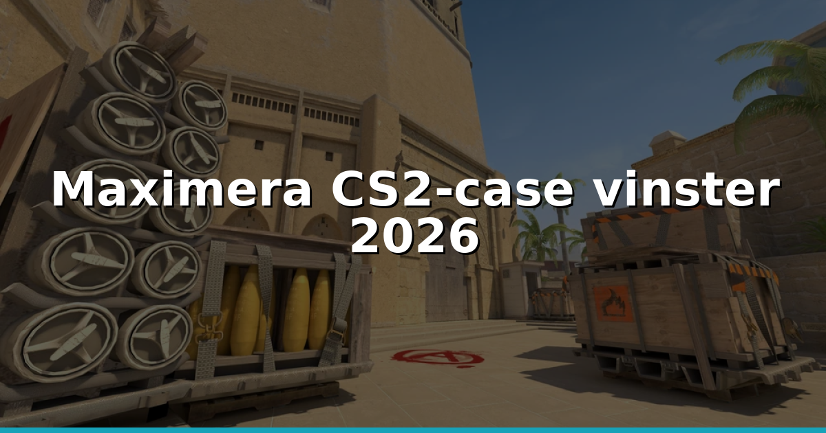 CS2-case: Bästa case opening 2026 för vinst