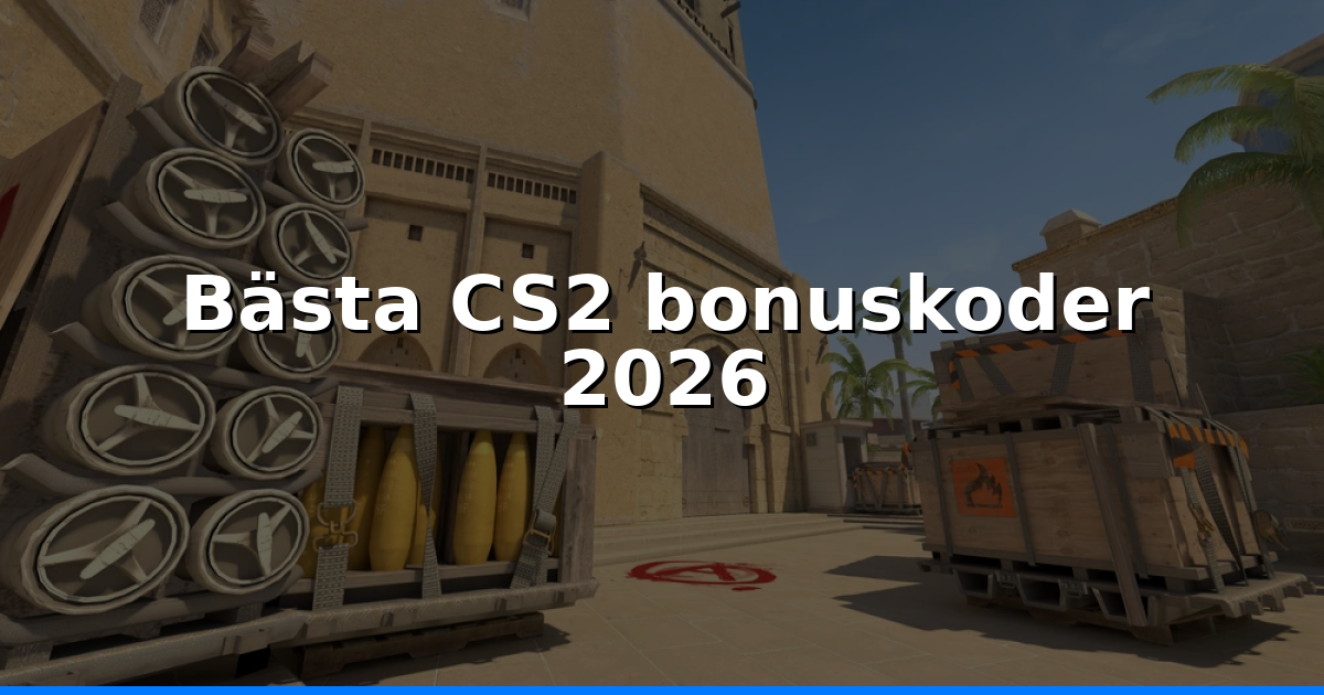 CS2 case opening-bonusar 2026: bästa koderna