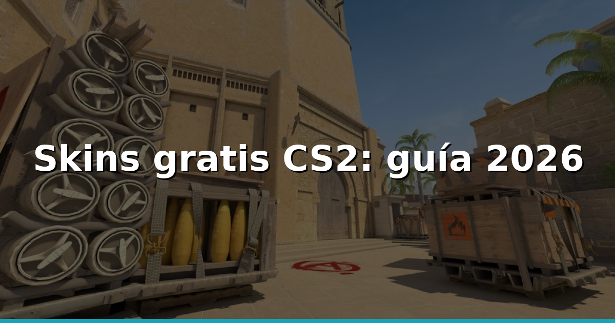 Skins gratis CS2: conseguir coins y bonos 2026
