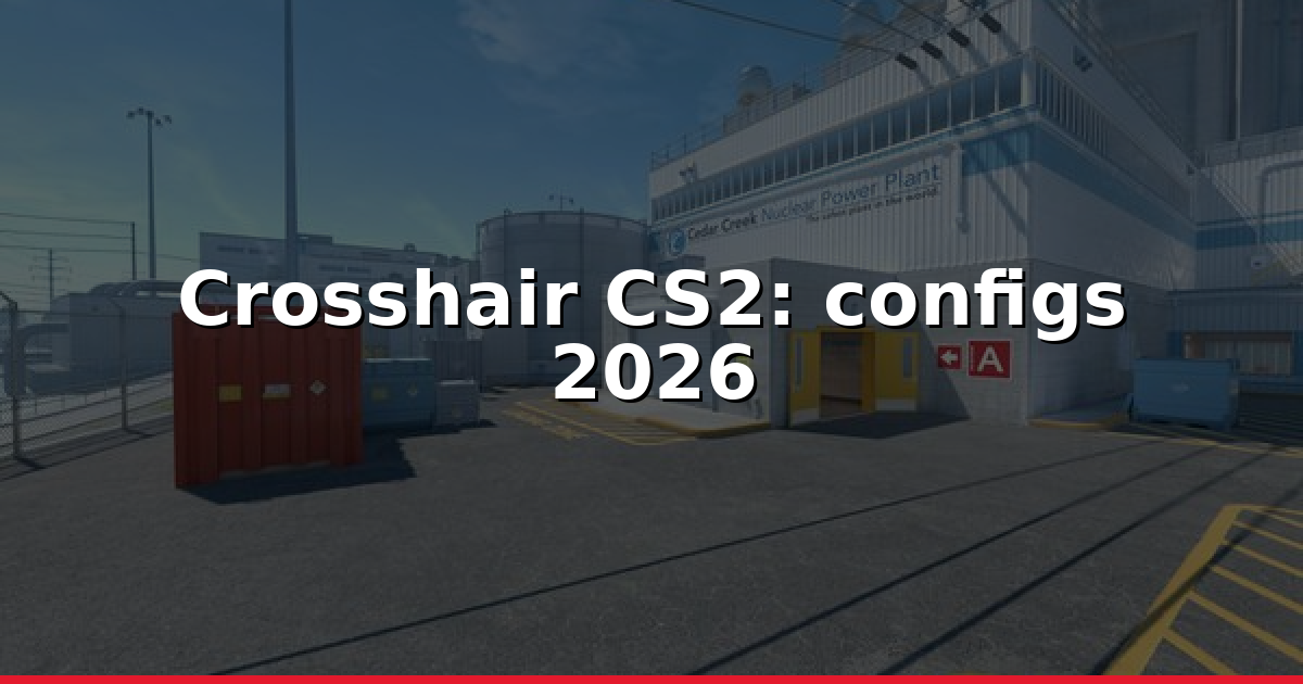 crosshair CS2: guía y configs 2026